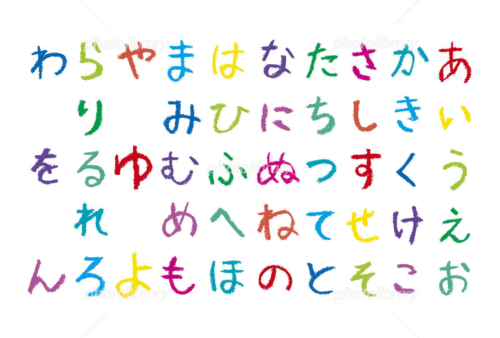 Tập viết bảng chữ cái tiếng nhật hiragana