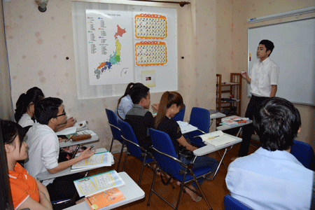 Học với giáo viên Nhật